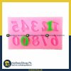 0-9 10 Number Shape Silicone 3D Mold