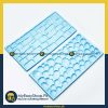 2 Pc Bricks and Stone Wall Impression/Texture Sheets Silicone Mold