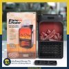 900W Mini Electric Wall-outlet Flame Heater