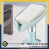 Leaf Shape Soap Box Soap Dish Holder Bar Shower Soaps Self Draining