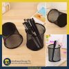 Round Metal Mesh Pen Pencil Holder Desk Organizer Container