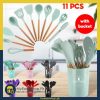 Silicone Kitchen Utensils Set Non-Stick Cookware Spoon for Household 12-Pcs Set