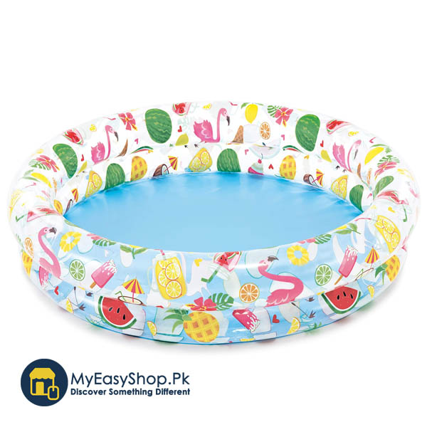 Buy INTEX Stars Kiddie 2 Ring Circles Swimming Pool (4 Feet x 10 Inch ...