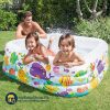 INTEX Swim Center Clear View Aquarium Pool ( 62.5 x 62.5 X 19.5 Feet) Age 3+